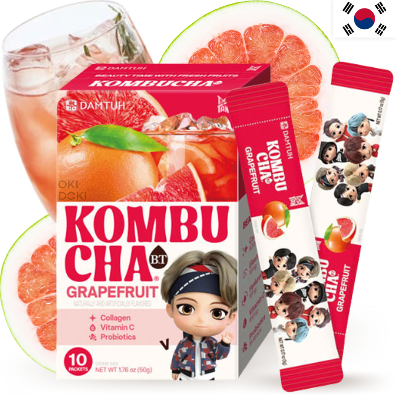 BTS Tinytan Kombucha Sabor Pomelo 5g X 10uds (Diseño Aleatorio)