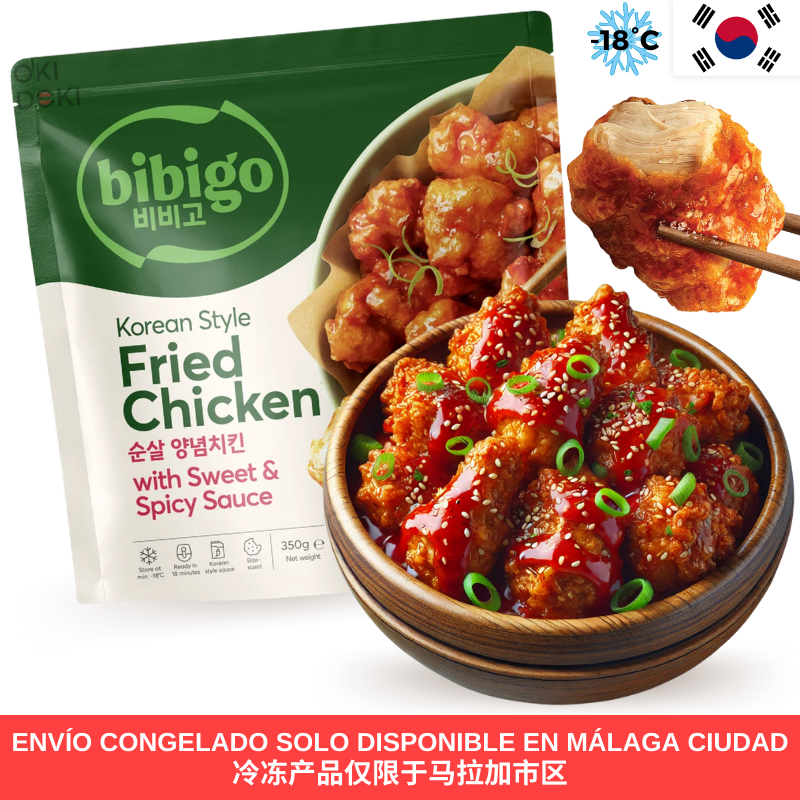CJ BIBIGO Pollo Frito Coreano con Salsa Dulce y Picante 350g
