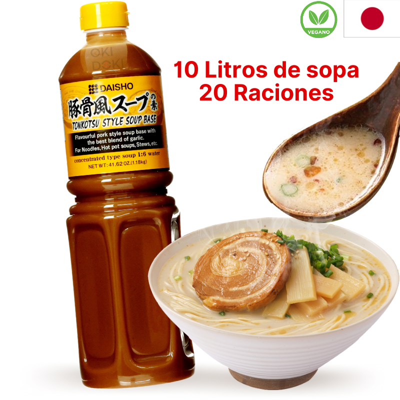 DAISHO Caldo de Ramen Japonés Para Restaurantes Tonkotsu 1.18kg