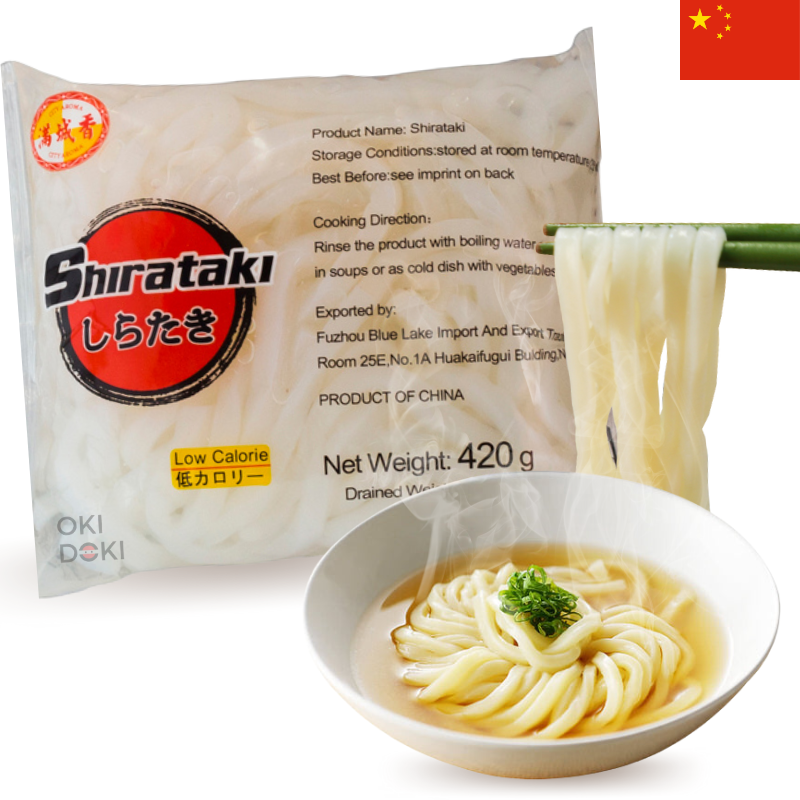 CITY AROMA Fideos Shirataki Konjac de Udon 400g