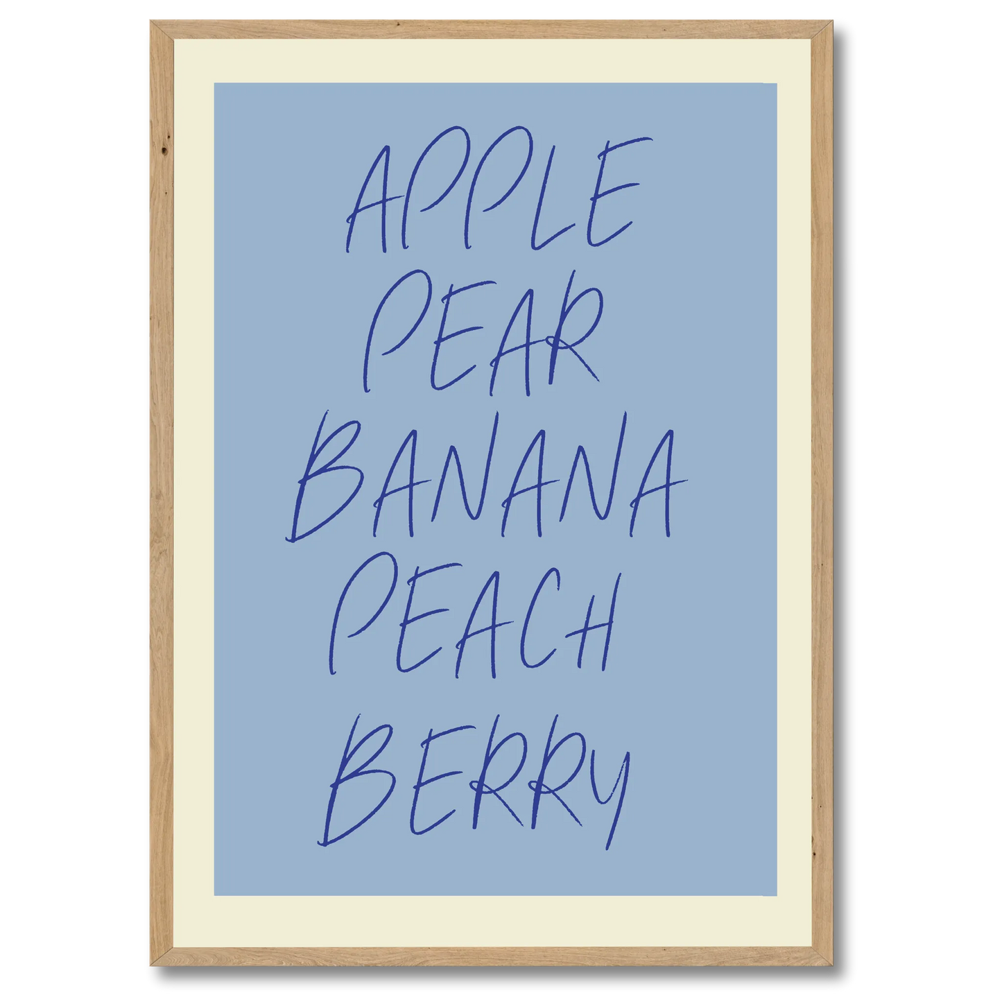 Fruit Words Plakat