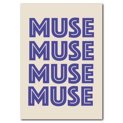 Muse No. 3 Plakat