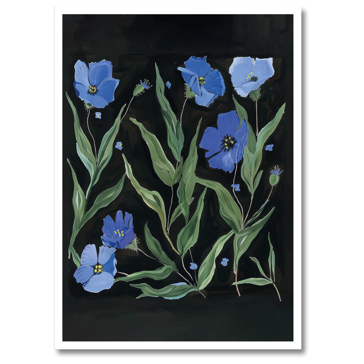 Night Flowers Plakat