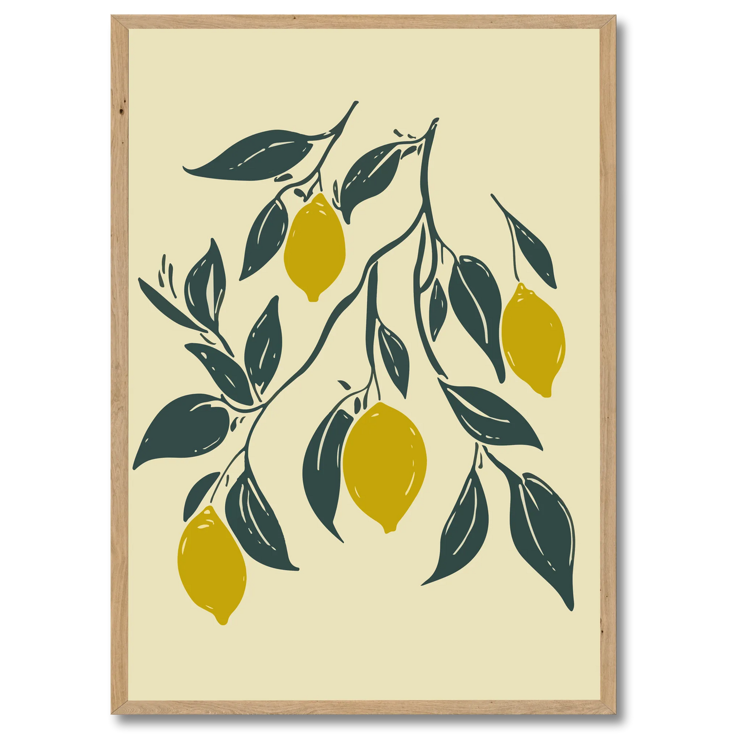 Yellow Lemon Plakat