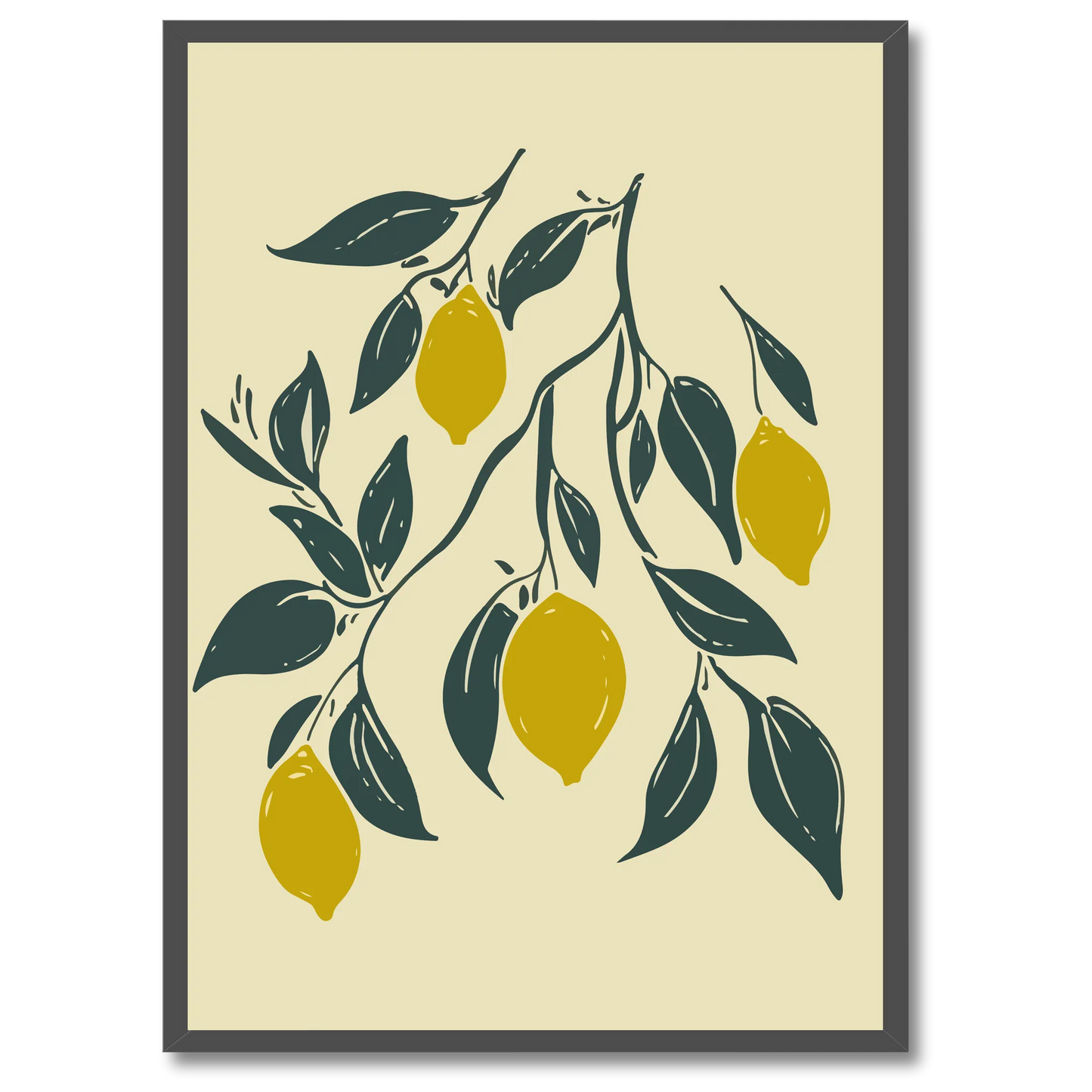 Yellow Lemon Plakat