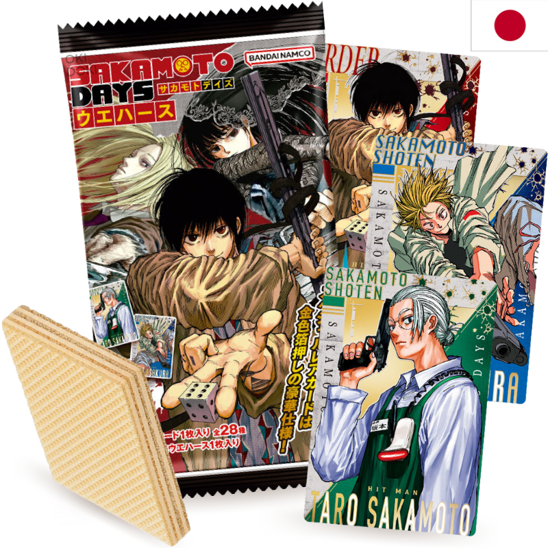 BANDAI Sakamoto Days Wafer con Tarjeta 14g