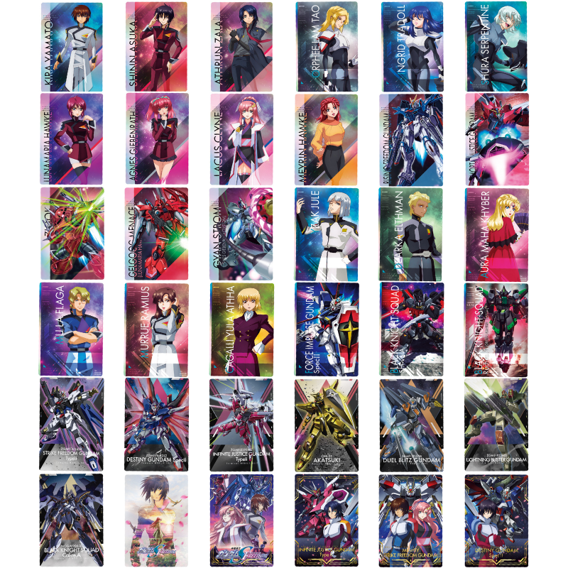 BANDAI Mobile Suit Gundam Seed Freedom Wafer con Tarjeta 15g