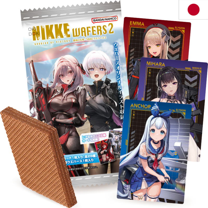 BANDAI Goddess Of Victory Nikke 2 Wafer con Tarjeta 14g