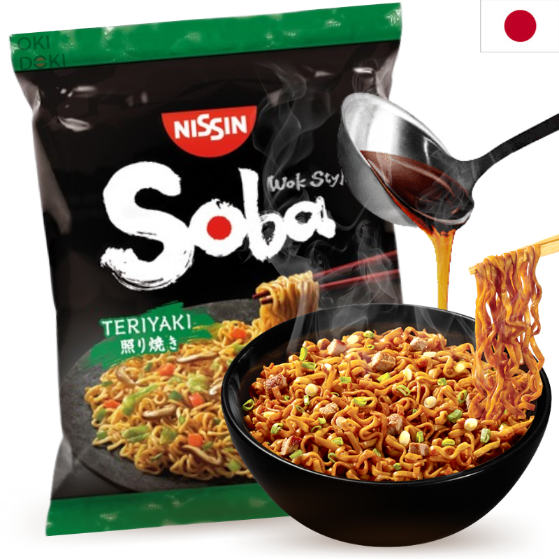 Nissin Soba Fideos Wok Yakisoba Teriyaki 110g