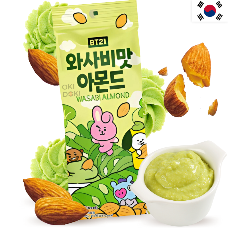 BT21 Aperitivo Almendra Sabor Wasabi 30g