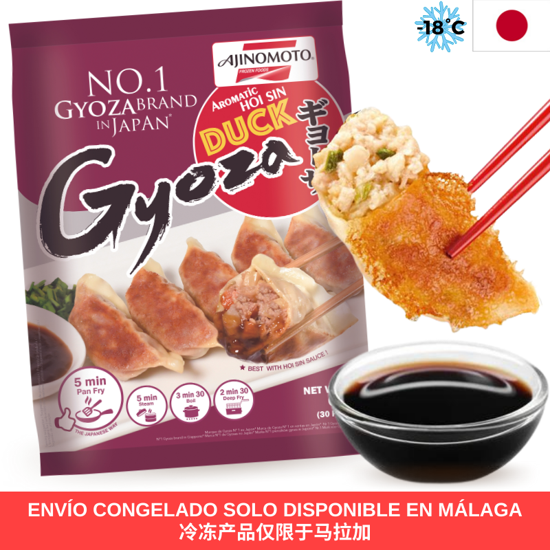 AJINOMOTO Gyoza de Pato y Verduras 600g 30uds