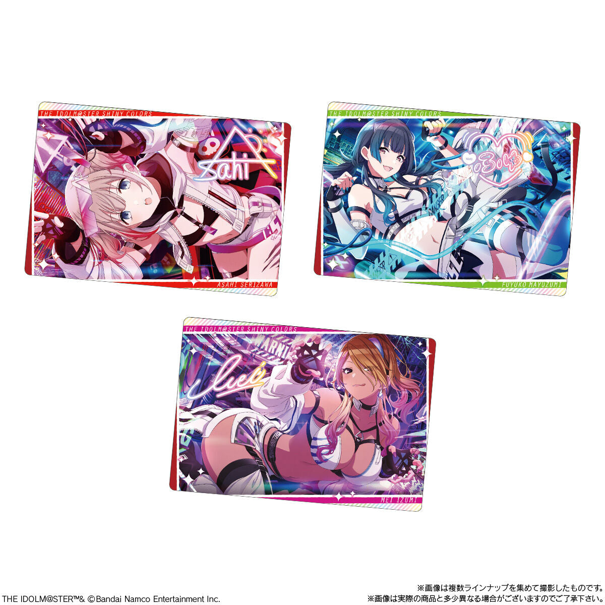 BANDAI Idol Master Vol.3 Wafer con Tarjeta Brillantes 14g