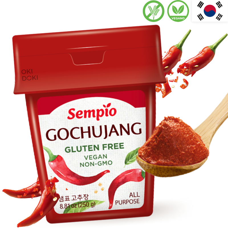 Sempio Pasta de Chile Gochujang Vegano Sin Gluten y Gmo 250g