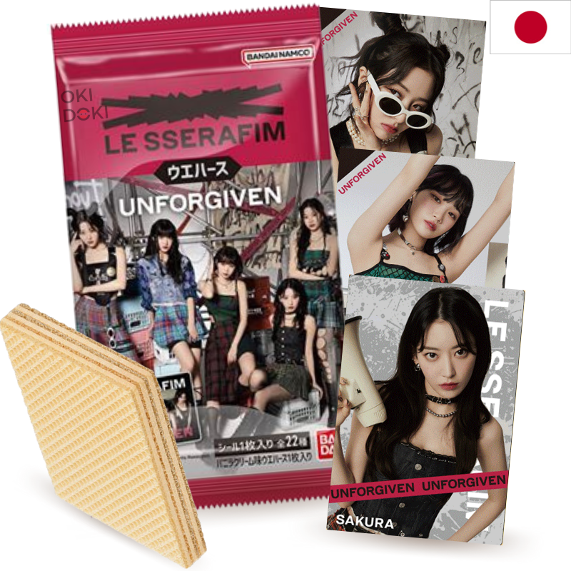 BANDAI Le Sserafim Wafer con Photocard Coleccionable 14g