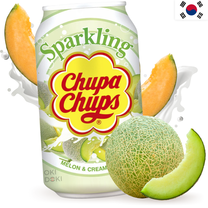CHUPA CHUPS Soda Sabor Crema de Melon 345ml