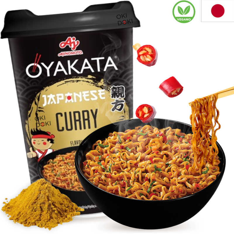 AJINOMOTO OYAKATA Cup Fideos Salteados Sabor Curry Japonés 90g