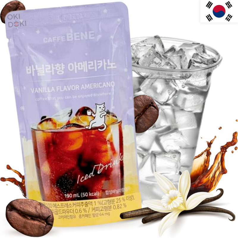 CAFFE BENE Cafe Coreano de Vainilla 190ml