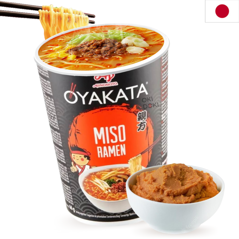 AJINOMOTO OYAKATA Cup Ramen Fideos Sabor Miso 90g