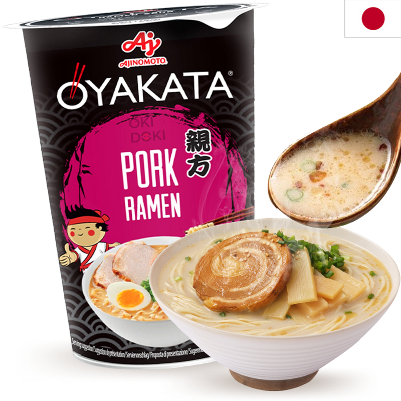 AJINOMOTO OYAKATA Cup Fideos con Sopa Tonkotsu 63g