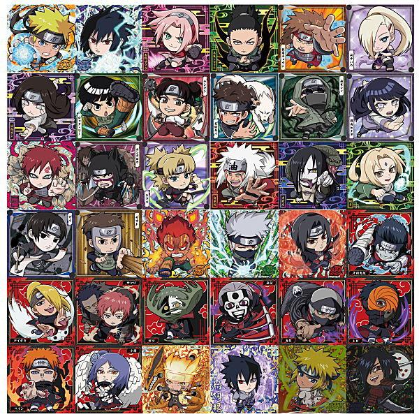 BANDAI Naruto Shippuden Wafer con Pegatinas Coleccionable 15g