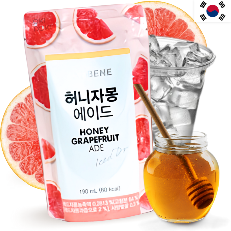 CAFFE BENE Bebida Coreana de Pomelo y Miel 190ml