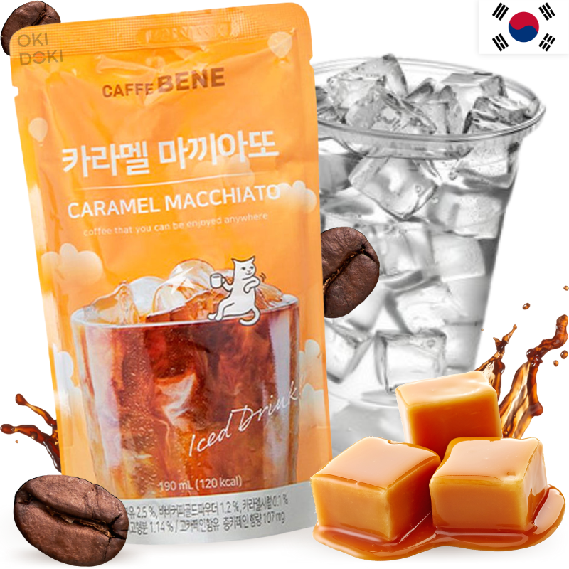 CAFFE BENE Cafe Coreano de Caramelo Macchiato 190ml