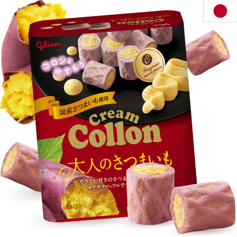 COLLON Buscuit Roll Galleta Relleno de Crema de Batata 48g