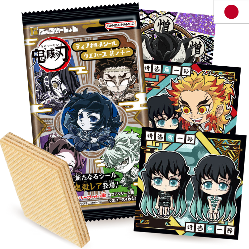 BANDAI Niformation Demon Slayer Wafer con Pegatina 14g