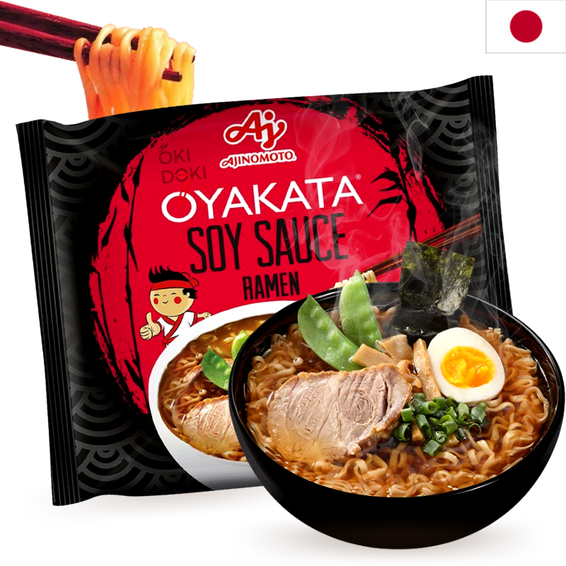 AJINOMOTO OYAKATA Ramen Fideos Sabor Shoyu 83g