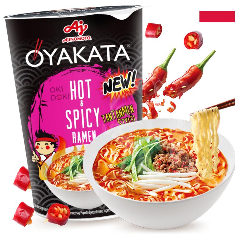 AJINOMOTO OYAKATA Cup Fideos Sabor Tantanmen Picante 63g
