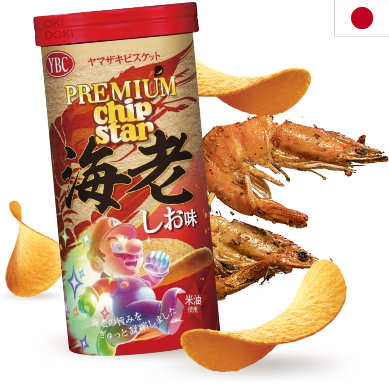 CHIPSTAR Patatas Sabor A Gambas Edición Super Mario 45g