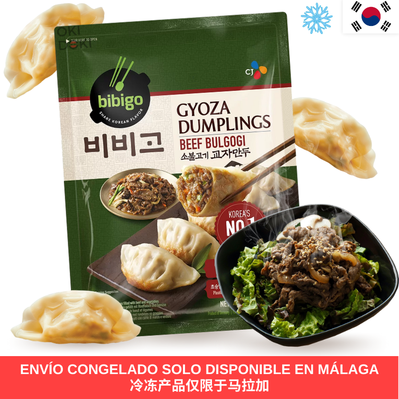 CJ BIBIGO Gyozas Congeladas Ternera Bulgogi Coreana 600g