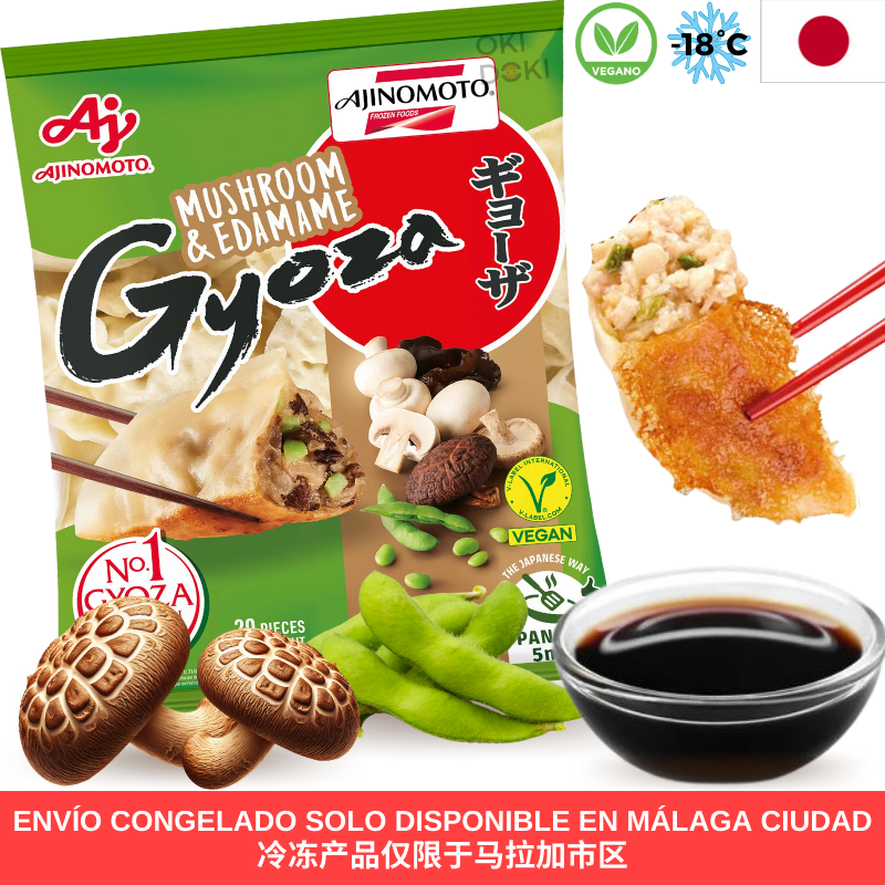 AJINOMOTO Gyoza de Setas y Edamame 400g