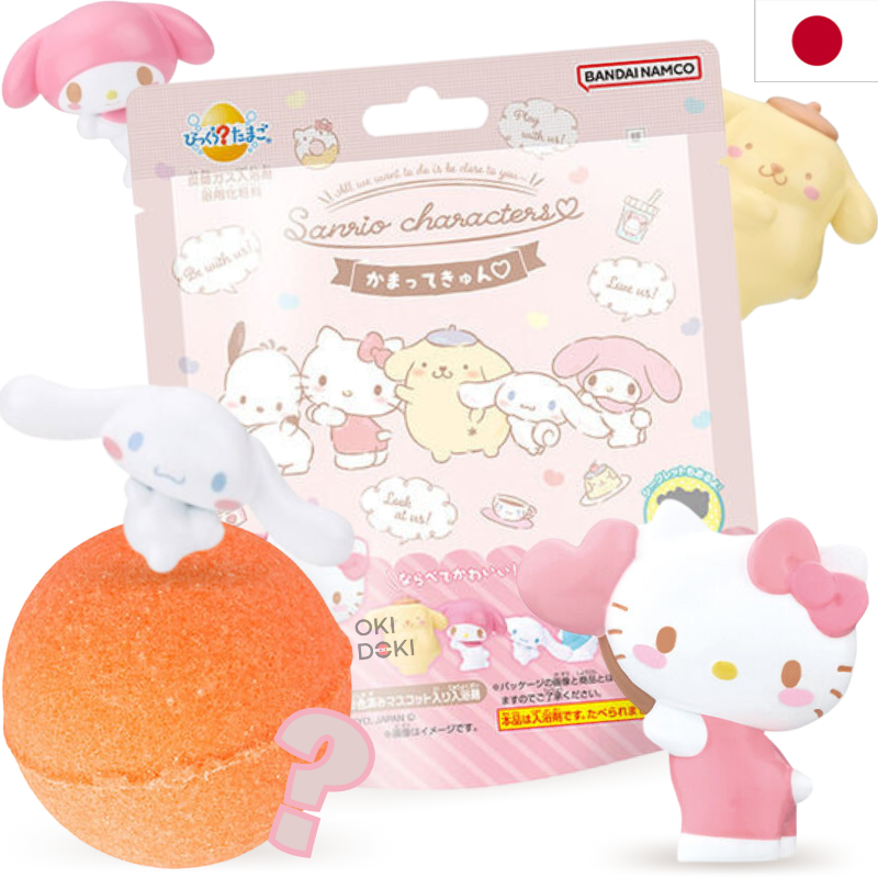BANDAI Kamatekyu Bombas de Baño con Figura de Sanrio 55g