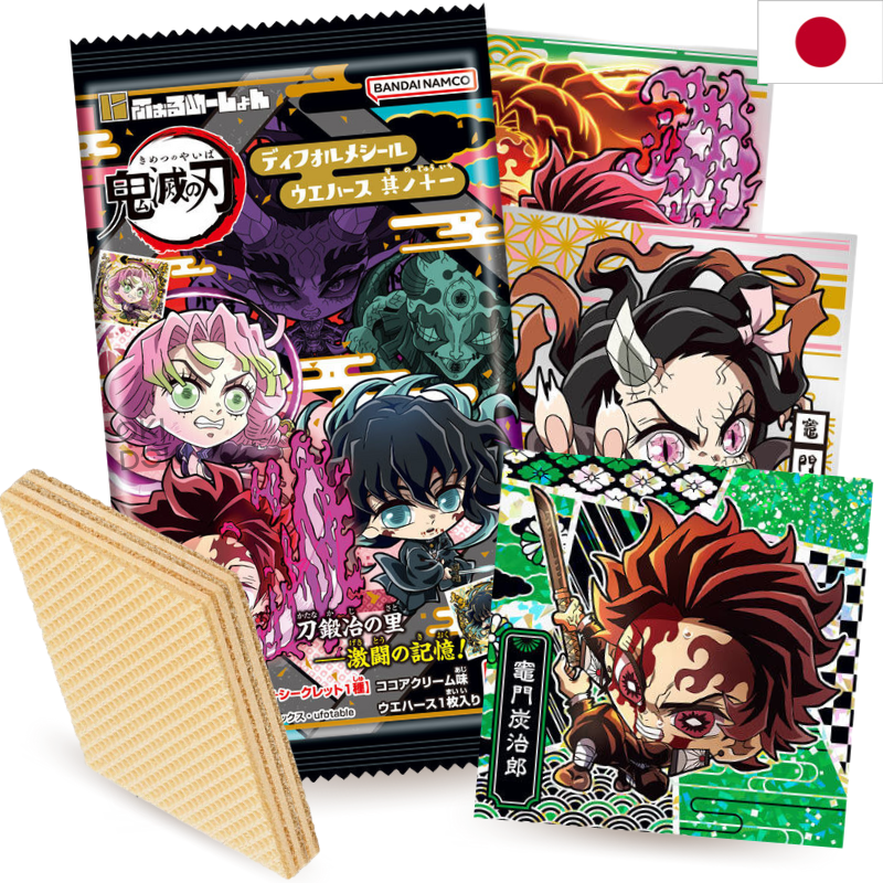 BANDAI Niformation Demon Slayer Wafer con Pegatina 14g
