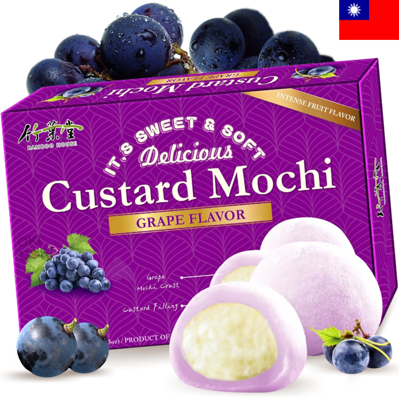 BAMBOO HOUSE Custard Sabor Uva 180g