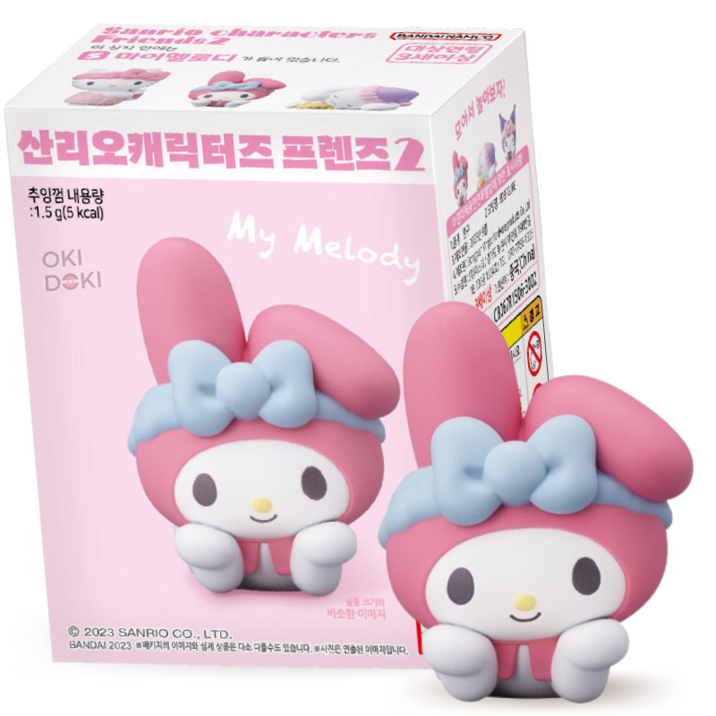 Bandai Chicle Con Figura de Sanrio Friends Ver. 2 1pc