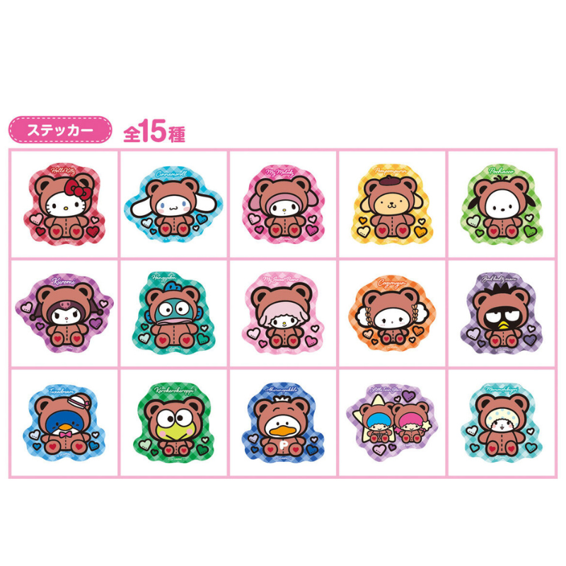 BANDAI Sanrio Chocolate con Pegatina Coleccionable 20g