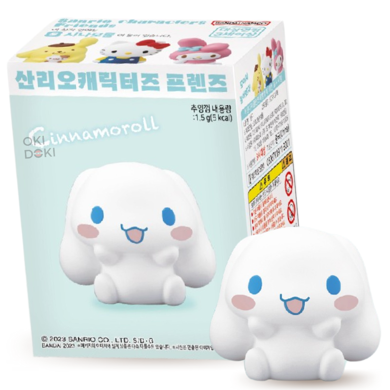 BANDAI Sanrio Characters Friends Chicle con Figura 1ud