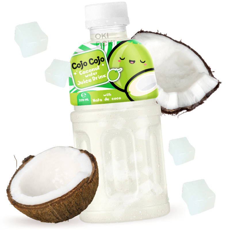 Cojo Cojo Bebida con Jugo de Coco y Gelatina 320ml