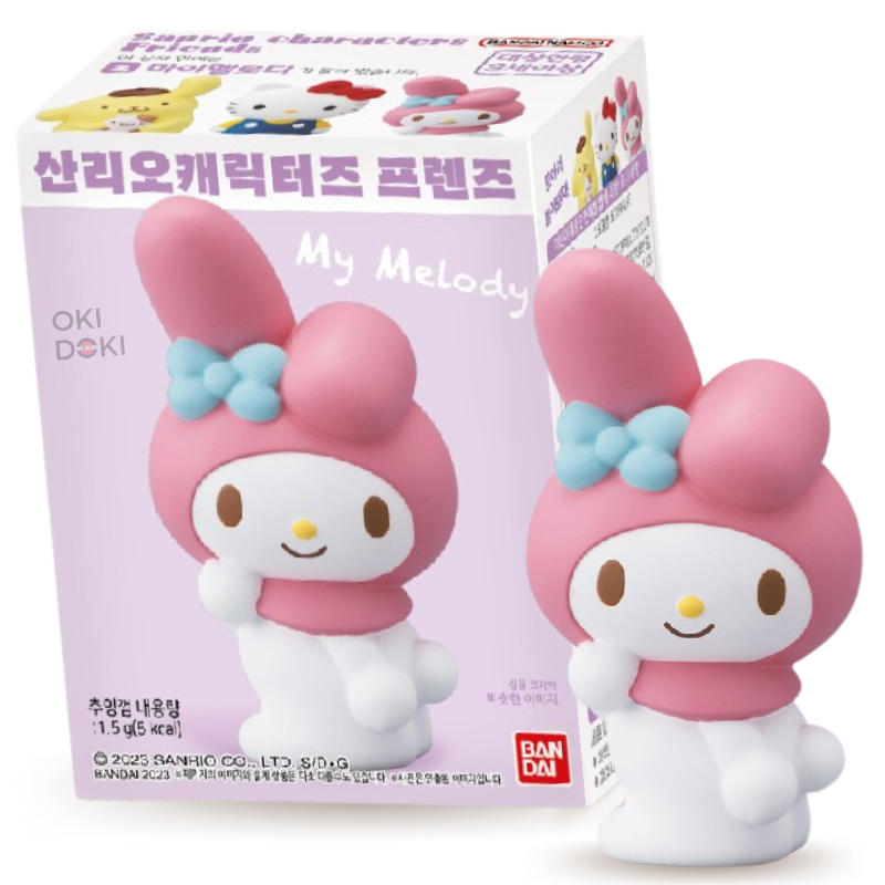 BANDAI Sanrio Characters Friends Chicle con Figura 1ud
