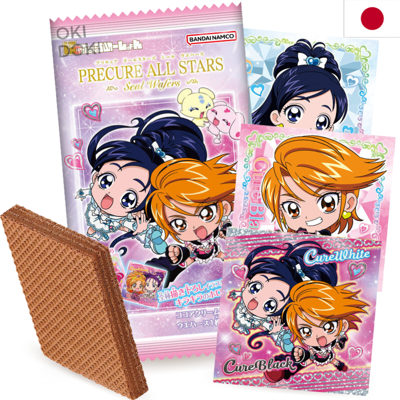 BANDAI Niformation Pretty Cure All Stars Wafer y Pegatina 15g
