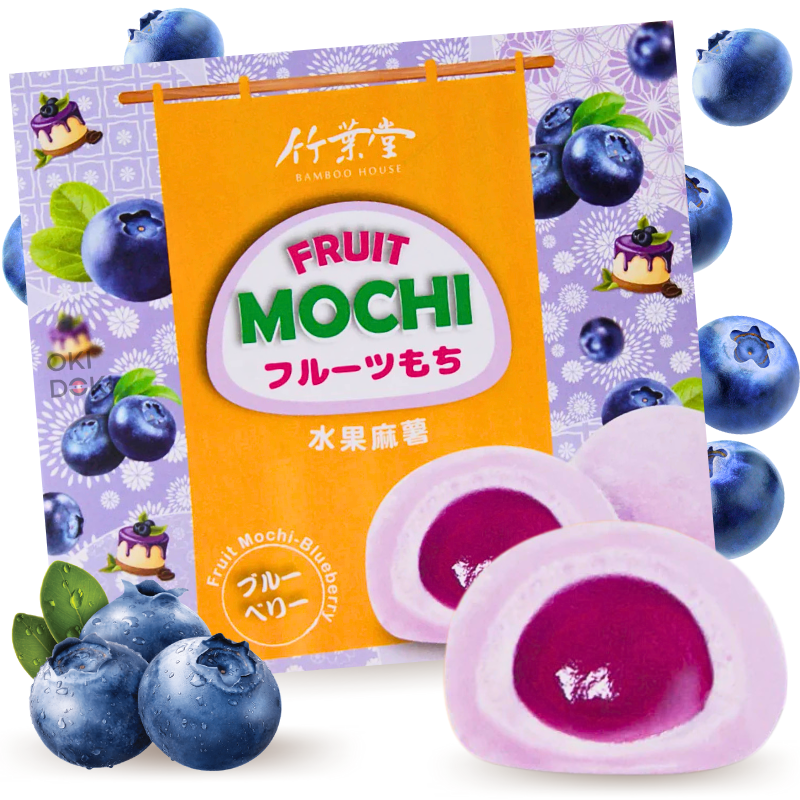Bamboo House Mochi de Fruta Sabor Arándano 120g