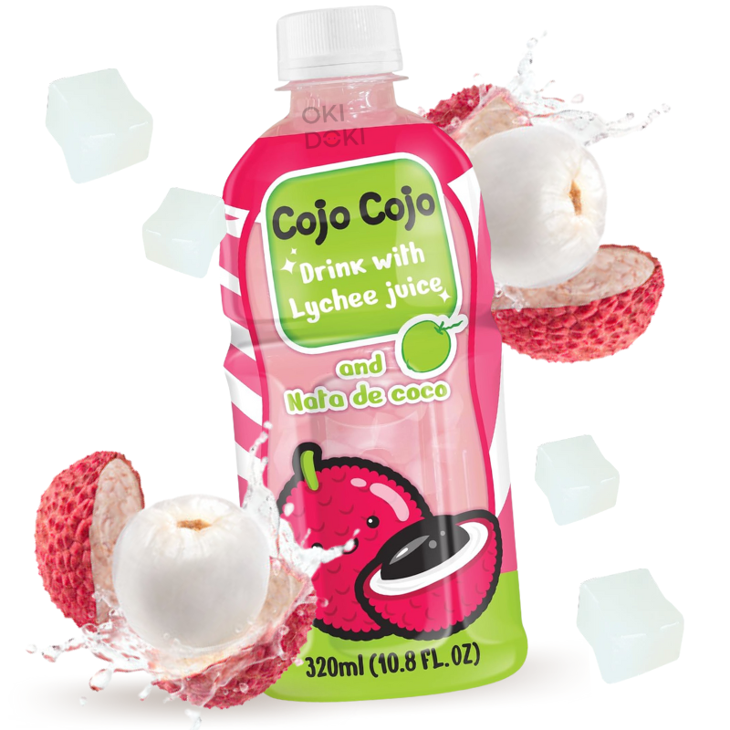 Cojo Cojo Bebida con Jugo de Lichi y Gelatina 320ml
