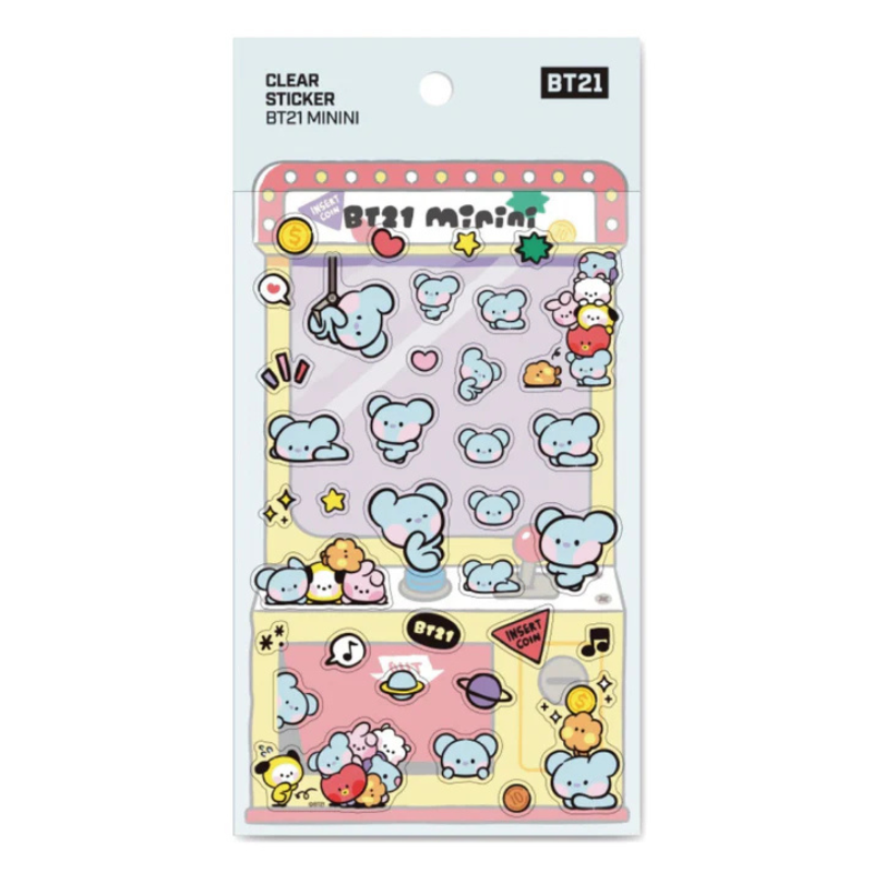BT21 Pegatinas Transparentes Koya