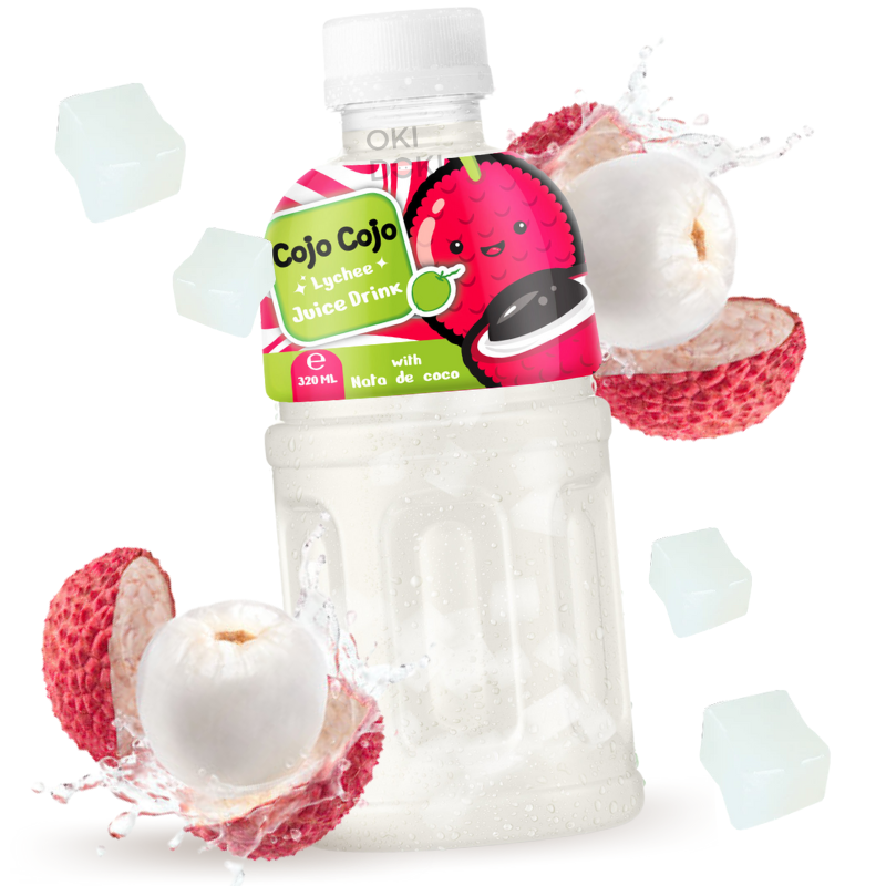 Cojo Cojo Bebida con Jugo de Lichi y Gelatina 320ml