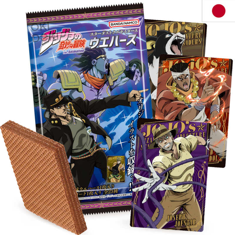 BANDAI Jojo’s Adventure Stardustcrusaders Wafer y Tarjeta 15g