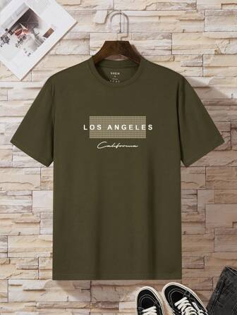 LosAngelesT-shirt Unisex Classic Unisex T-Shirt Gildan 5000Men Letter Graphic Tee